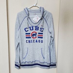 Majestic Chicago Cubs Pullover with Hood.  Size XL